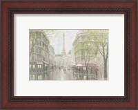 Framed Pale Impression of Paris