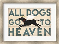 Framed All Dogs Go to Heaven I