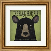 Framed Black Bear Pub