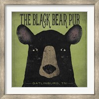 Framed Black Bear Pub