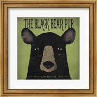 Framed Black Bear Pub