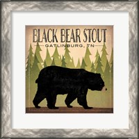 Framed Take a Hike Bear Black Bear Stout