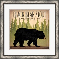 Framed Take a Hike Bear Black Bear Stout