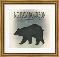Framed Ursa Major Big Paw Bourbon
