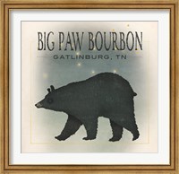 Framed Ursa Major Big Paw Bourbon