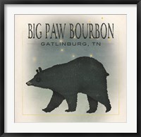 Framed Ursa Major Big Paw Bourbon