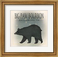 Framed Ursa Major Big Paw Bourbon