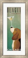 Framed Beagle Martini v2