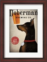 Framed Doberman Brewing Company