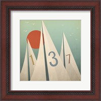Framed Sails VII with Sun