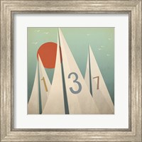 Framed Sails VII with Sun