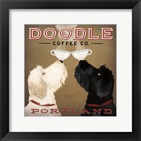 Framed Doodle Coffee Double IV Portland