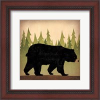 Framed Take a Hike Bear no Words