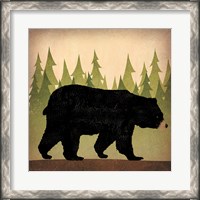 Framed Take a Hike Bear no Words