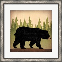 Framed Take a Hike Bear no Words