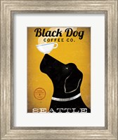 Framed Black Dog Coffee Co Seattle