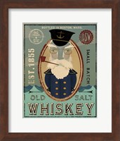 Framed Fisherman III Old Salt Whiskey