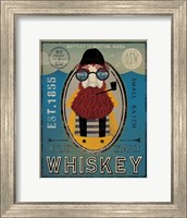 Framed Fisherman IV Old Salt Whiskey