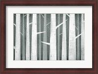 Framed Birches Winter Woods I Neutral
