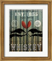 Framed Old Salt Whiskey Love Birds