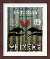 Framed Old Salt Whiskey Love Birds