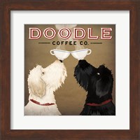 Framed Doodle Coffee Double IV