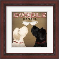 Framed Doodle Coffee Double IV