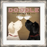 Framed Doodle Coffee Double IV