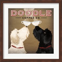 Framed Doodle Coffee Double IV