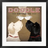 Framed Doodle Coffee Double IV