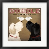 Framed Doodle Coffee Double IV