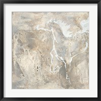 Framed White Horse II