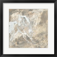 Framed 'White Horse I' border=