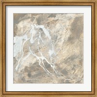 Framed 'White Horse I' border=