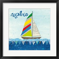 Rainbow Spinnakers IV Framed Print