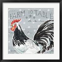 Framed Roosters Call III