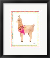 La La Llama IV Framed Print