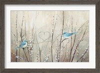 Framed Pretty Birds Neutral String