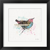 Thoughtful Wings I Framed Print