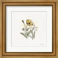 Framed 'Thoughtful Blooms III' border=