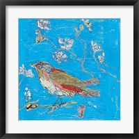 Framed Blue Bird