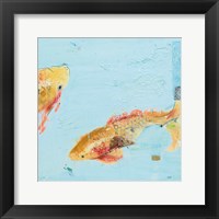 Framed Fish in the Sea II Aqua