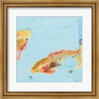 Framed Fish in the Sea II Aqua