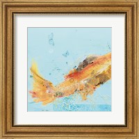 Framed Fish in the Sea I Aqua