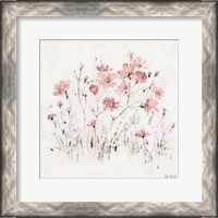 Framed Wildflowers II Pink