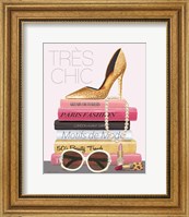 Framed Paris Style II Gold and Black Tres Chic