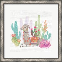 Framed Lovely Llamas I