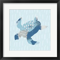 Framed 'Coastal Cool IV' border=