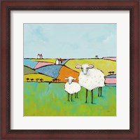 Framed Sheep in the Meadow