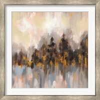 Framed Blushing Forest I